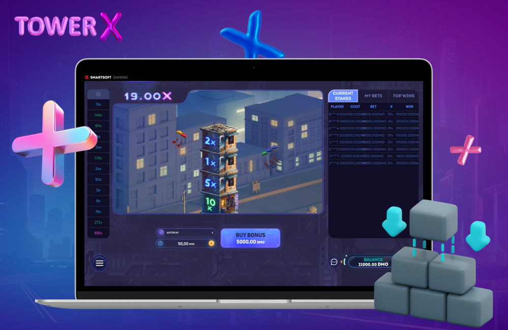 Tower X Game: Construct for Big Wins & Multipliers