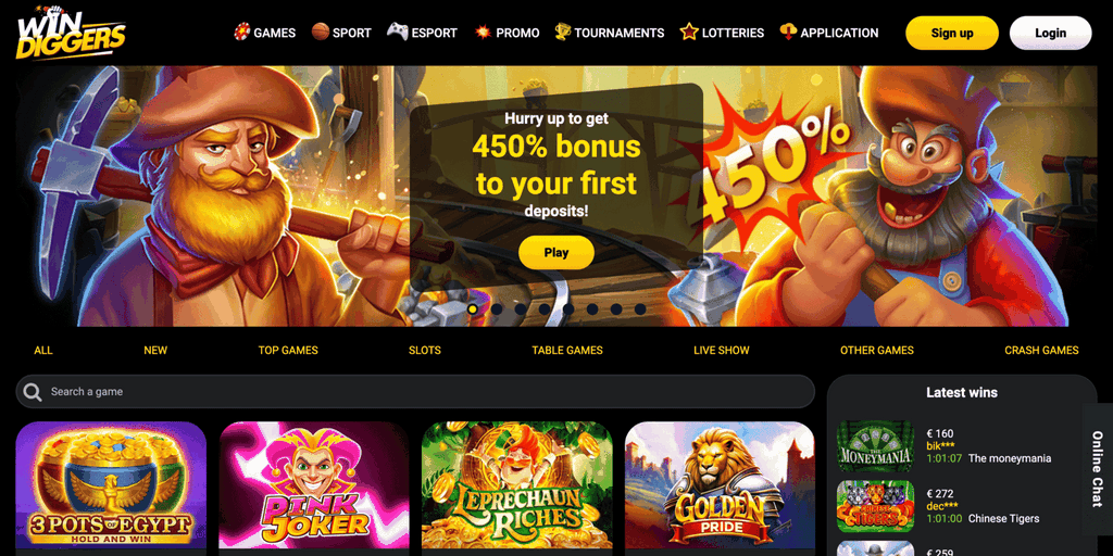 Discover a World of Enjoyment: Win Diggers Casino Games